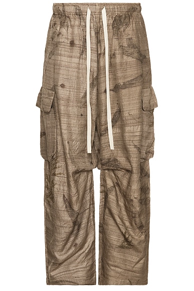 Kartik Research Cargo Pant in Charcoal & Black