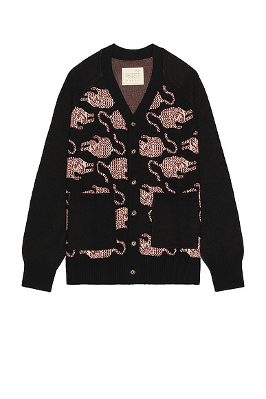 Agamay Knitted Cardigan With Patch Pockets