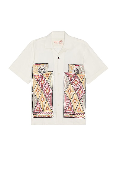 Kardo Ayo Shirt in Rabari Embroidery