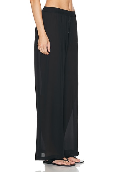 Shop Kiki De Montparnasse Exposed Enchante Waist Pant In Black