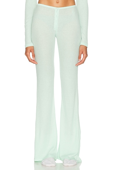 Kiki de Montparnasse Tricot Gaufr Pant in Menthe