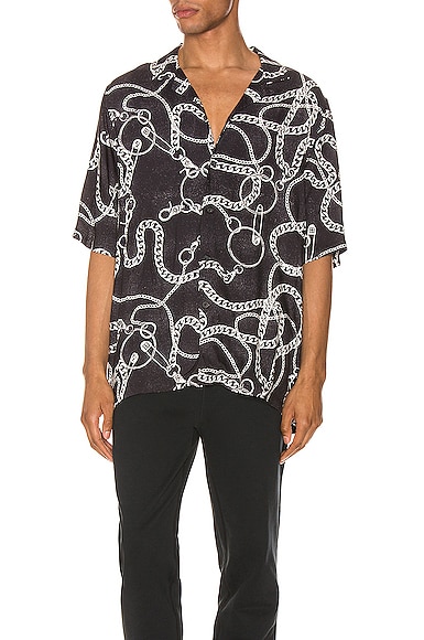 Click to view more detailed imagery on our partner's website Ksubi Heavy Metal Short Sleeve Shirt In Black