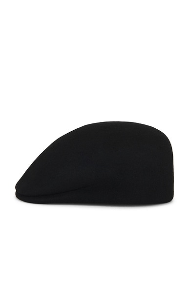 KHAITE Vito Hat in Black