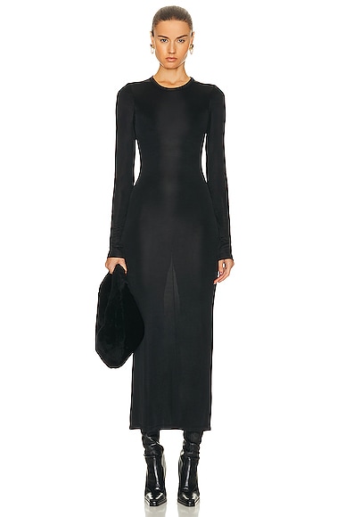 KHAITE Bayra Dress in Black