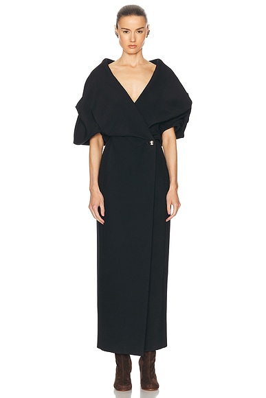Ganni wilkie seersucker dress discount
