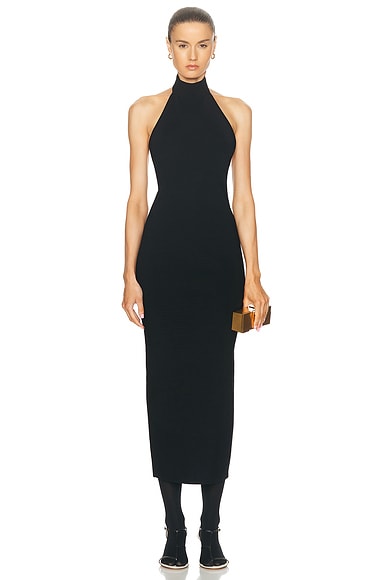 KHAITE Suzanne Dress in Black