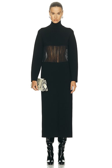 KHAITE Fifi Dress in Black