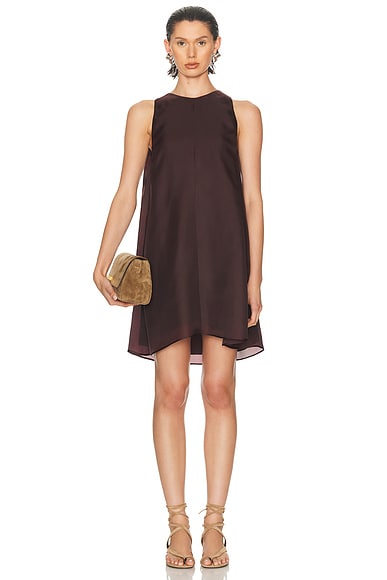 KHAITE Clay Dress in Almandine