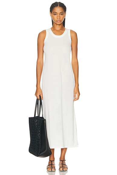 KHAITE Arya Dress in White