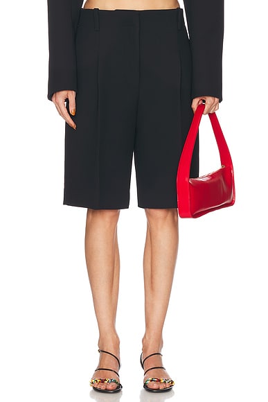 Miu Miu Logo Boucle Short in Rosa | FWRD