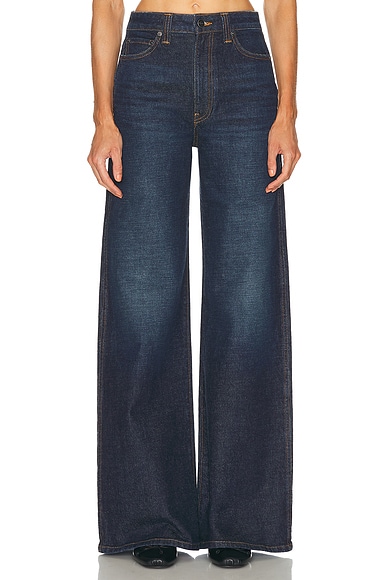 【in a row】Span Washing Bootcut Denim The Row Dan Bootcut Leg in Indigo | FWRD