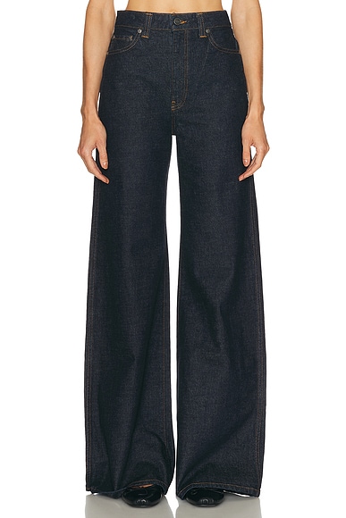 KHAITE Dane Flare Leg in Benson