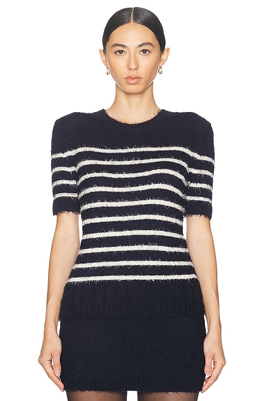 Ulla Johnson Luciana Pullover in Midnight FWRD