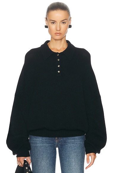 KHAITE Rene Sweater in Black