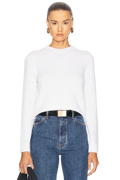 KHAITE Leta Cashmere Sweater in Glaze