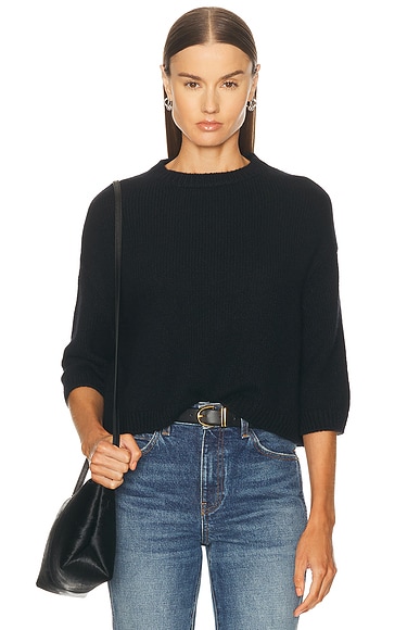 KHAITE Sabina Sweater in Black