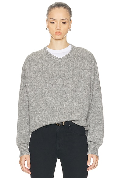 KHAITE Wolfe Sweater in Fog