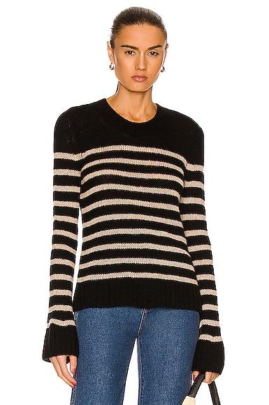Tilda Crewneck Marnier Stripe Sweater