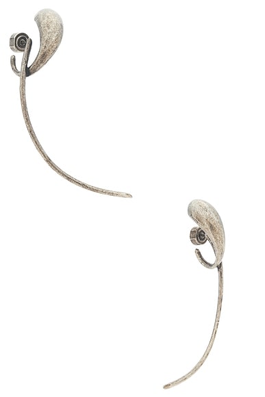 KHAITE Cyclone Earring in Antique Silver