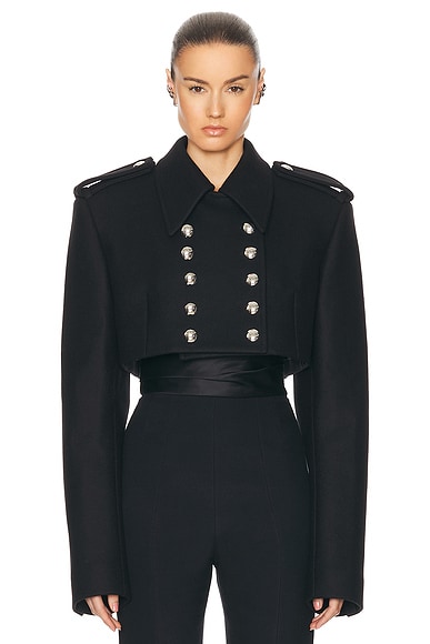 KHAITE Leara Jacket in Black