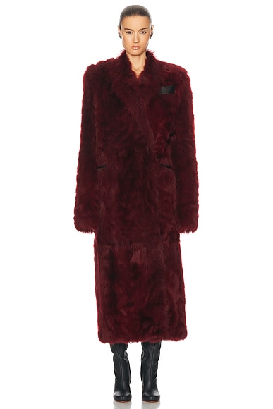 Frame faux fur coat 2025