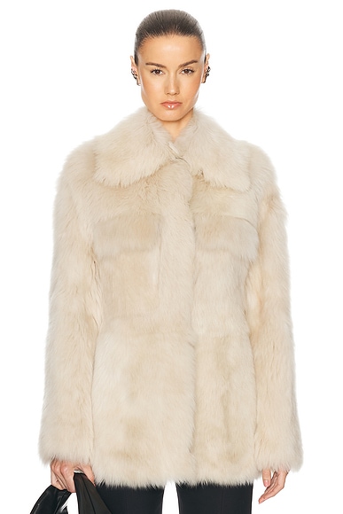 Helmut lang fur jacket online