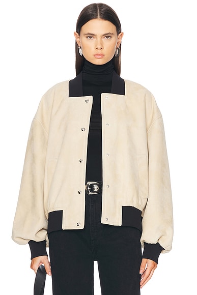 KHAITE Spence Jacket in Sand