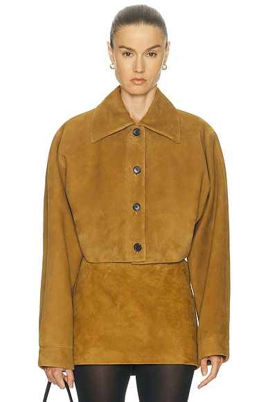 KHAITE Sue Jacket in Toffee