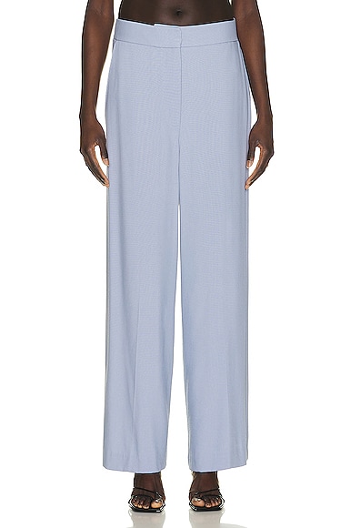 Khaite Strannly Pant In Gnawed Blue