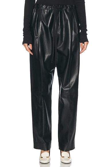 KHAITE Trenton Pant in Black