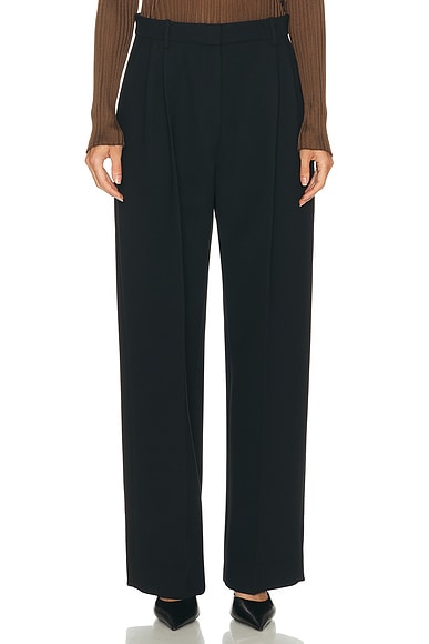 KHAITE August Pant in Black