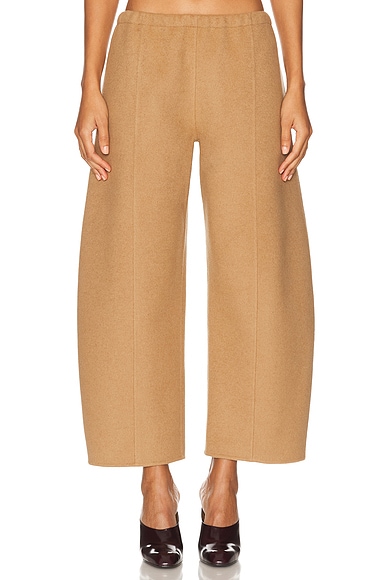 KHAITE Clover Pant in Camel