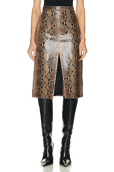 R13 leopard discount skirt