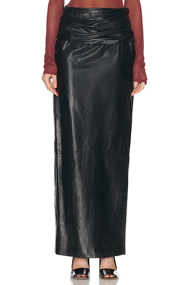 KHAITE Winler Skirt in Black