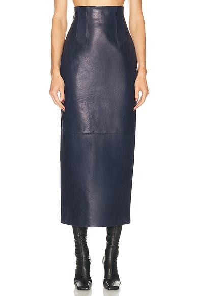 Loxley Skirt in Dark Navy
