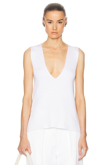 ベスト・ジレ Burberry SS24 White cotton vest (8088153 A1464) Burberry White Cotton Vest Classic Comfort Style – LOZURI®