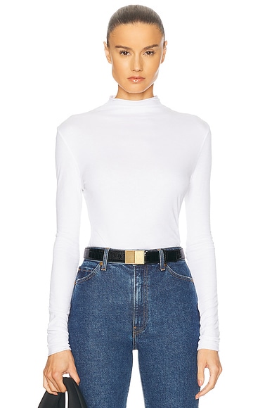 KHAITE Rolina Top in White