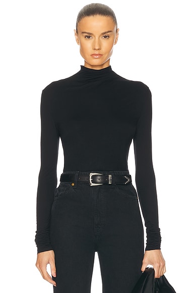 ALIX NYC Dana Crop Top in Black | FWRD