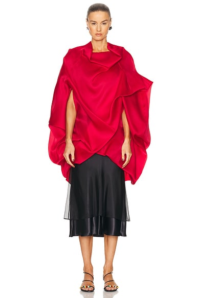 KHAITE Kobe Top in Raspberry