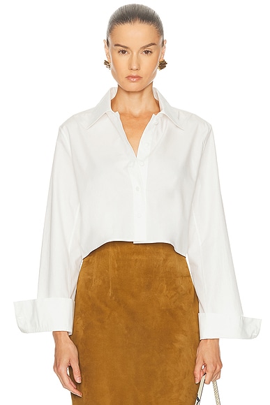 KHAITE Jasen Top in Chalk