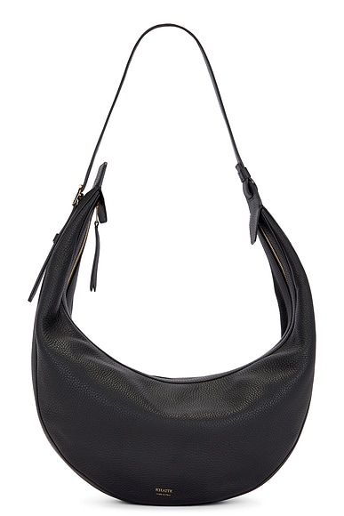 KHAITE Augustina Hobo Bag in Black