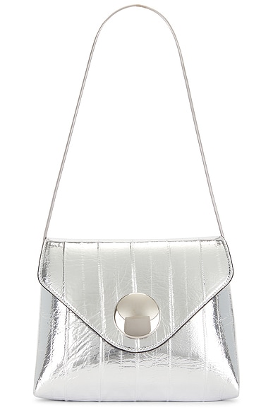 KHAITE Bobbi Shoulder Bag in Silver