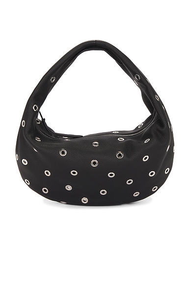KHAITE Olivia Medium Hobo Bag in Black