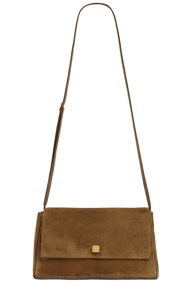 KHAITE Audrey Crossbody Bag in Mud