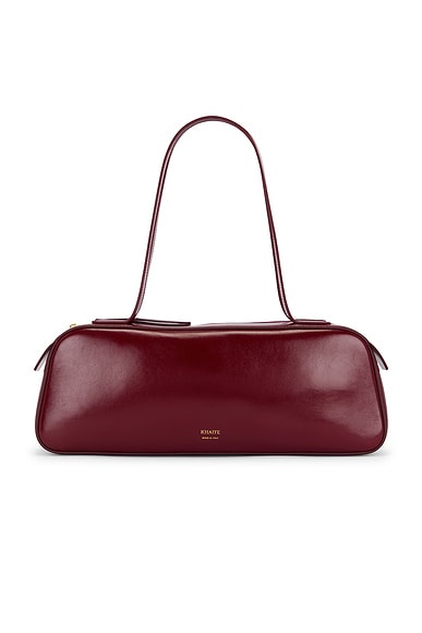 KHAITE Simona Shoulder Bag in Oxblood