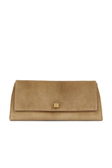 KHAITE Audrey Clutch Bag in Mud