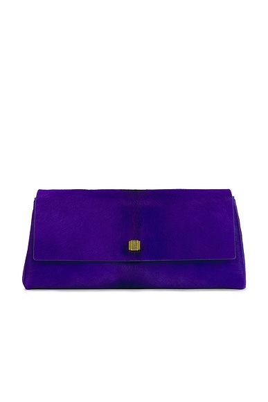 KHAITE Audrey Clutch in Amethyst