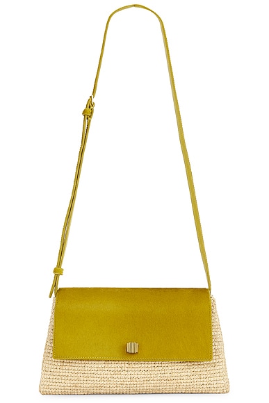 Audrey Raffia Crossbody Bag