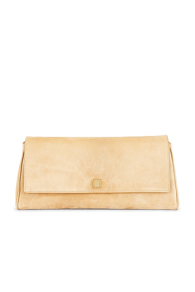 KHAITE Audrey Clutch in Goldenrod