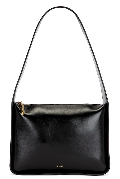 KHAITE Lori Squared Bag in Black